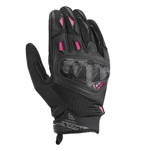 Ixon Rise Air 2 Womens Motorcycle Gloves - Black/Pink - S - SKU:IX300212027107303