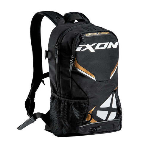 Ixon R-Tension Backpack - Black/White/Gold - OS - SKU:IX501101004110601