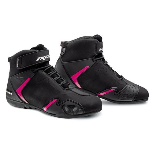 Ixon Ladies Gambler Waterproof Black Pink Boots - Women Specific - 38  - SKU:IX508112004107305