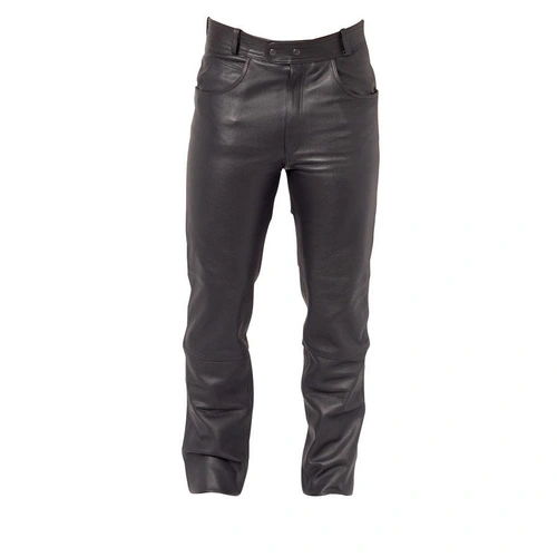 Rjays Womens Leather Jeans - Black