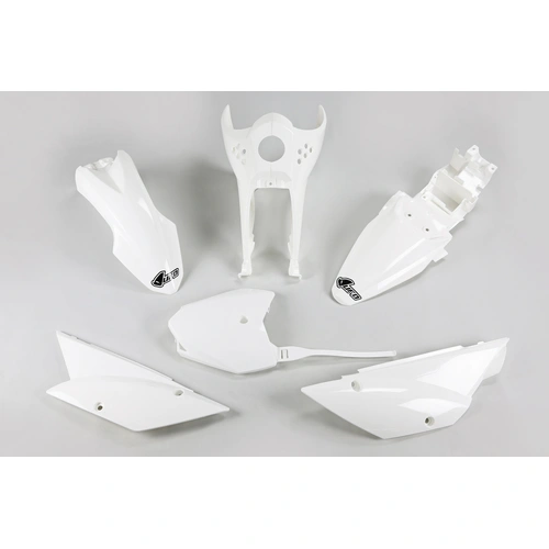 UFO Kawasaki Plastics Kit KLX110 2010-2020 - White