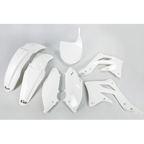 UFO Plastics Kit - Kawasaki - KX450F 12 - White