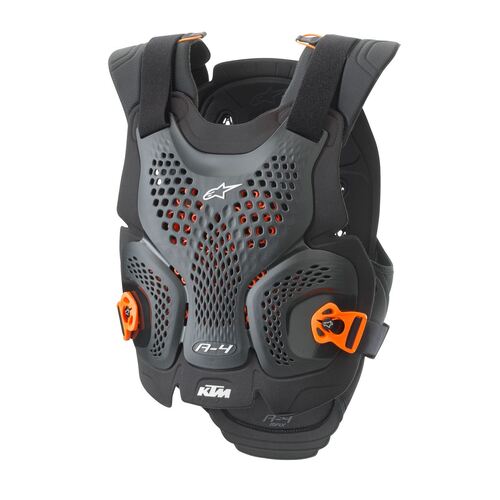 KTM OEM A-4 MAX CHEST PROTECTOR XS/S (3PW220011802) - SKU:KTM3PW220011802