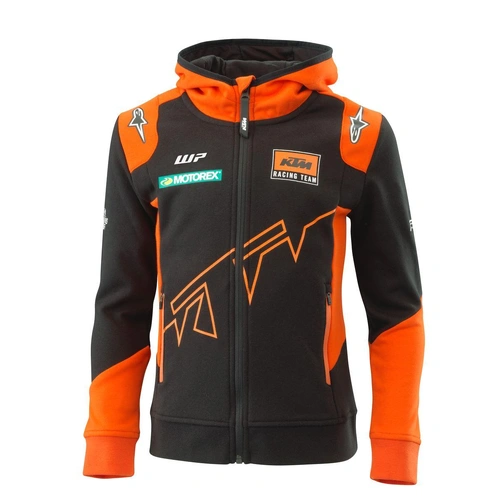  OEM KIDS TEAM ZIP HOODIE 104/3-4Y (3PW220021004) - SKU:KTM3PW220021004