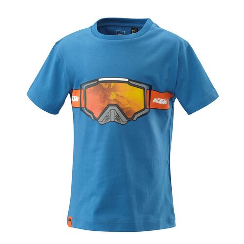 KTM OEM KIDS RADICAL TEE BLUE 104/3-4Y (3PW220022604) - SKU:KTM3PW220022604