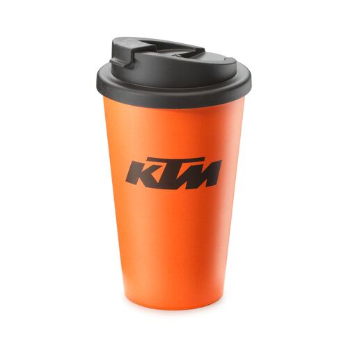 KTM OEM COFFEE TO GO MUG ORANGE (3PW220034800) - SKU:KTM3PW220034800