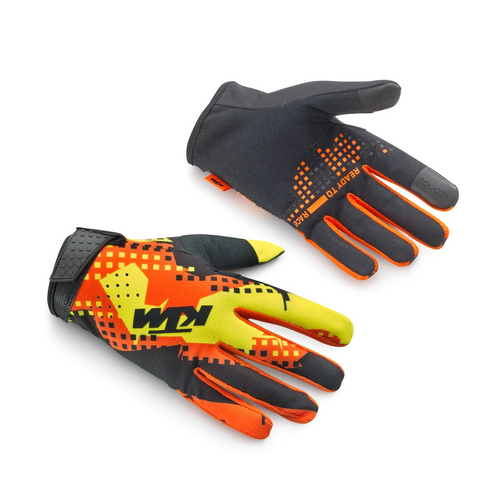 KTM OEM GRAVITY FX GLOVES M/9 (3PW230005303) - SKU:KTM3PW230005303