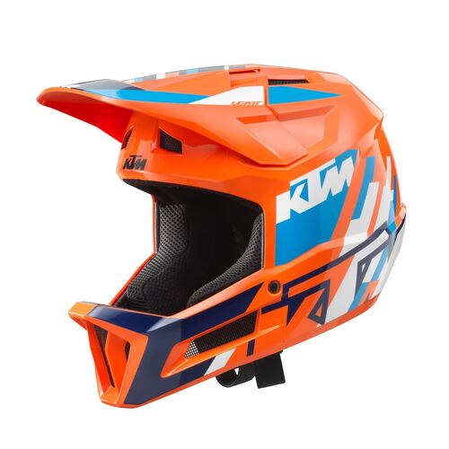 KTM Kids Gravity Edrive Helmet - Orange/Blue - M - SKU:KTM3PW230034703