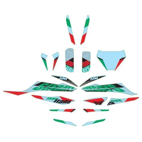KTM OEM Italy Six Days graphics kit (55708990000) - SKU:KTM55708990000
