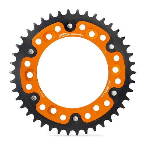 KTM OEM SUPERSPROX STEALTH REAR SPROCKET ORANGE 50-T (5841005105004) - SKU:KTM5841005105004