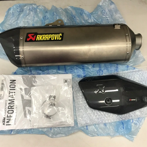  1190 ADVENTURE / R 2013-16 OEM AKRAPOVIC SLIP-ON SILENCER (60705979000) - SKU:KTM60705979000