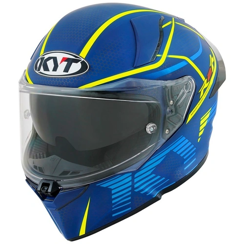 KYT R2R Concept Helmet - Matte Blue/Yellow