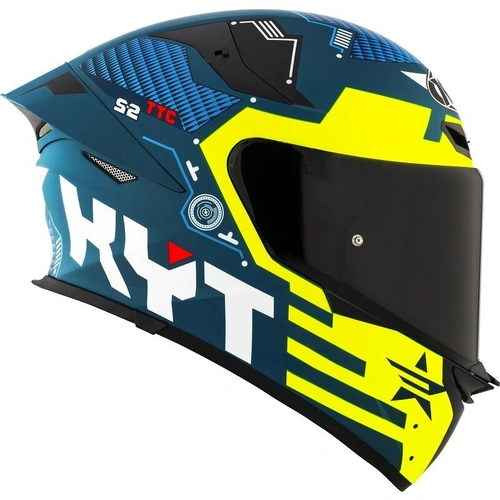 KYT TT Revo Fuselage Full Face Helmet - Matte Yellow