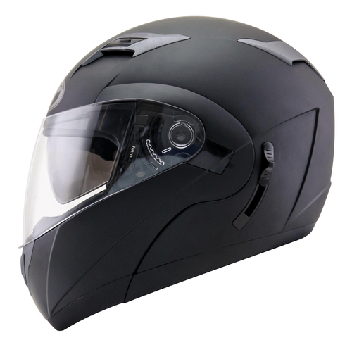 KYT Convair Flip Up Helmet - Matte Black
