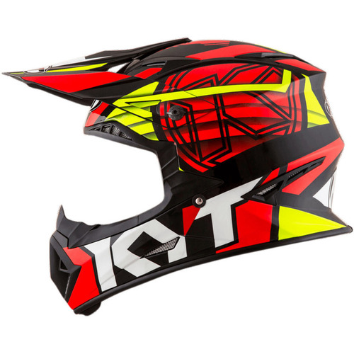KYT Jump Shot #1 Helmet - Black/Red/Yellow - XS - SKU:KYSJS000254
