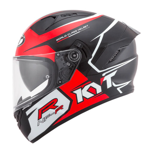 KYT NF-R Track Helmet [Incl Pinlock] - Red - 2XL - SKU:KYSNF000564