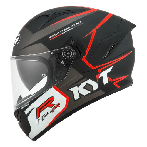 KYT NF-R Track Helmet [Incl Pinlock] - Matte Grey - XS - SKU:KYSNF000654