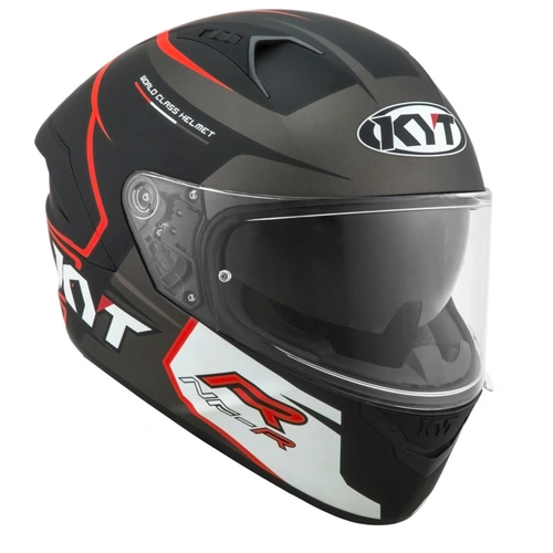 KYT NF-R Track Helmet [Incl Pinlock] - Matte Grey - XS - SKU:KYSNF000654