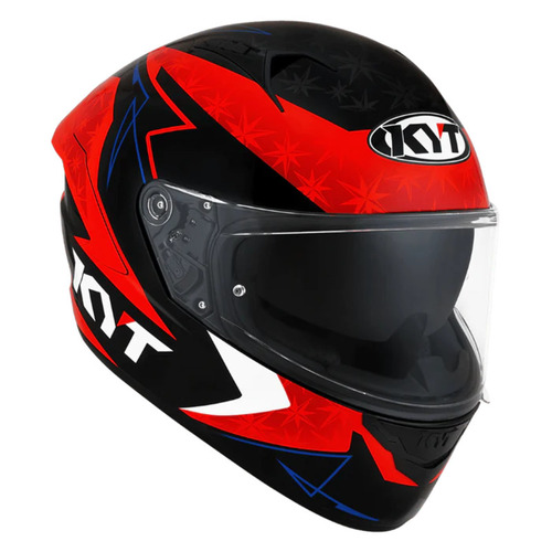 KYT NF-R Force Helmet [Incl Pinlock] - Red/Black - XL - SKU:KYSNF002662