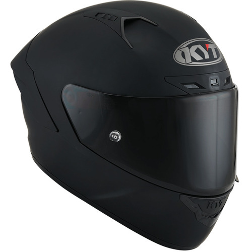 KYT NZ Race Helmet - Matte Black - S - SKU:KYSNZ00X656