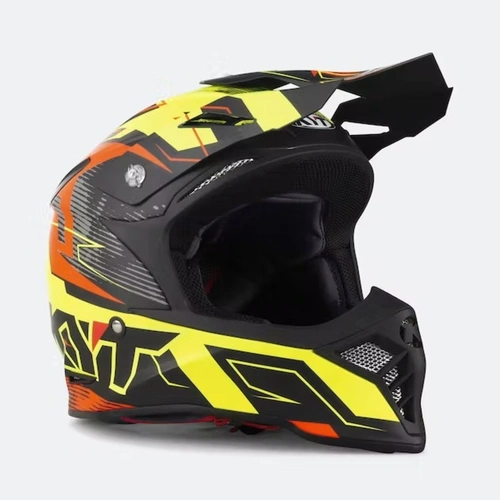 KYT Skyhawk Digger MIPS Helmet - Matte Yellow/Orange - XS - SKU:KYSSK000354