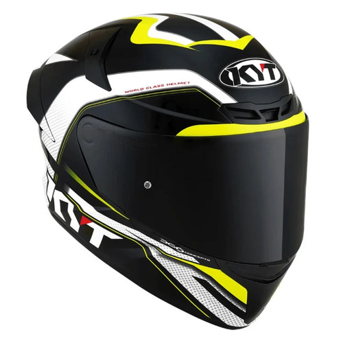 KYT TT-Course Grand Prix Helmet - Black/Yellow - XS - SKU:KYSTT000554