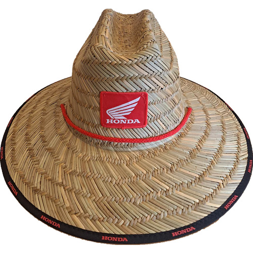 HONDA STRAW HAT  RED - SKU:L08SH020R