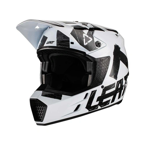Leatt Moto 3.5 Helmet - White/Black - S - SKU:L1022010191