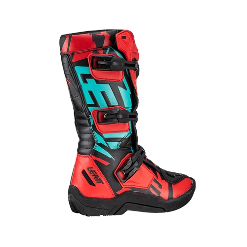 Leatt 3.5 Boots - Youth - Fuel Red Black