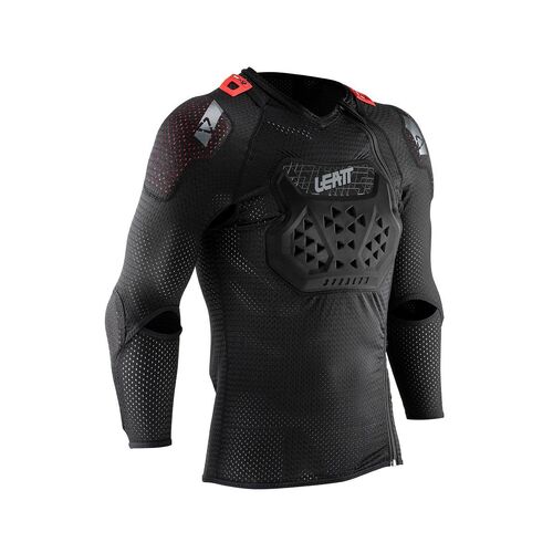 Leatt 2022 Airflex Stealth Black Body Protector - Unisex - Small - Adult - Black - SKU:L5020004220