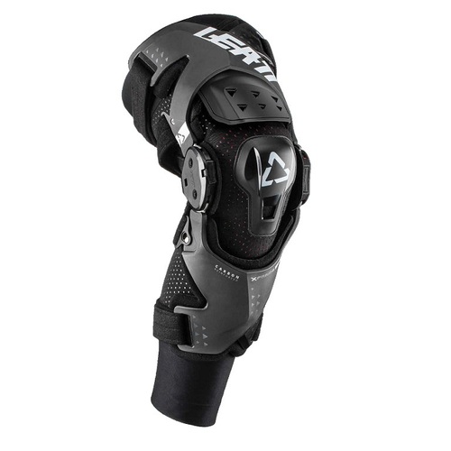 Leatt X-Frame Hybrid Knee Guard Pair - Black - M - SKU:L5021200101