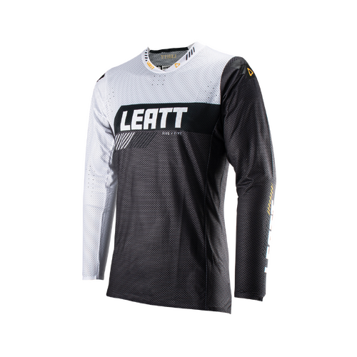 Leatt 2023 Moto 5.5 Ultraweld Graphite Jersey - Graphite/White - L - SKU:L5023030902