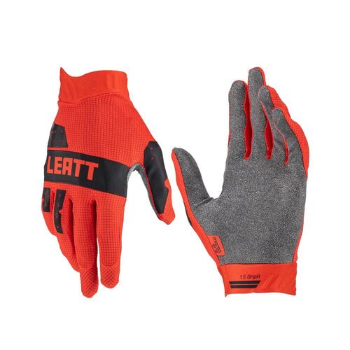 LEATT 2023 1.5 GRIPR GLOVES RED SM - SKU:L6023041050