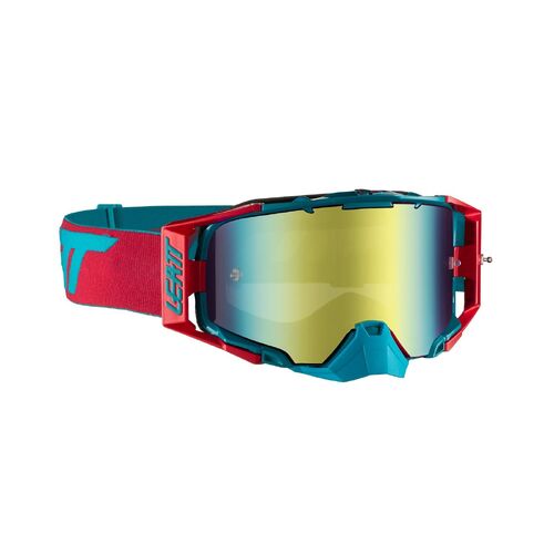 Leatt Velocity 6.5 Iriz Red Teal Blue Goggles UC 25% - SKU:L8019100012