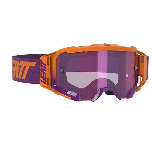 Leatt Velocity 5.5 Iriz Neon Orange and Purple Goggles 28% - SKU:L8020001020