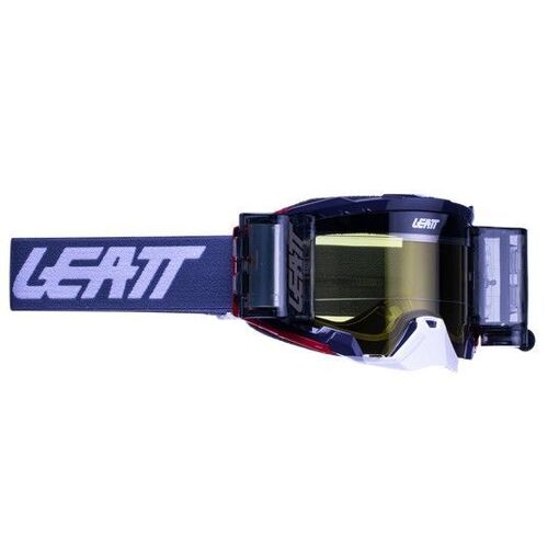Leatt 2022 Velocity 5.5 Roll-Off Graphene Yellow 70% Goggles - SKU:L8022010440