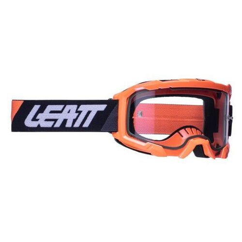 Leatt 2022 Velocity 4.5 Neon Orange Clear 83% Goggles - SKU:L8022010500