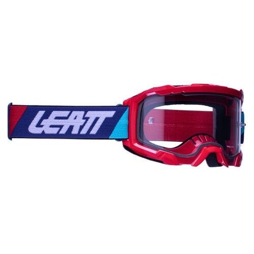Leatt 2022 Velocity 4.5 Red Clear 83% Goggles - SKU:L8022010510