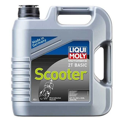 Liqui Moly Mineral Basic Scooter 2T Engine Oil [1237] - 4L - SKU:LM240004