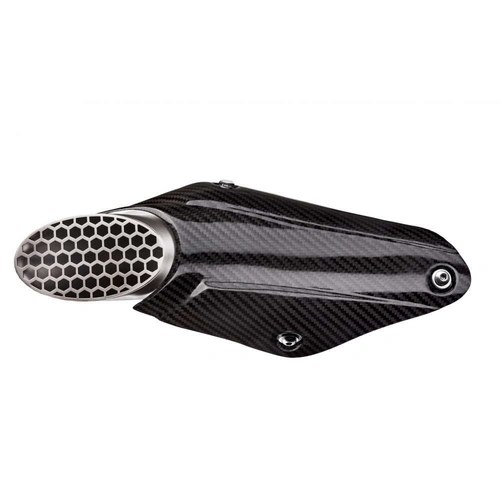 LeoVince Slash Cut Exhaust Tip|Cover - Stainless - Yamaha MT-09 17-20|SP 18-20