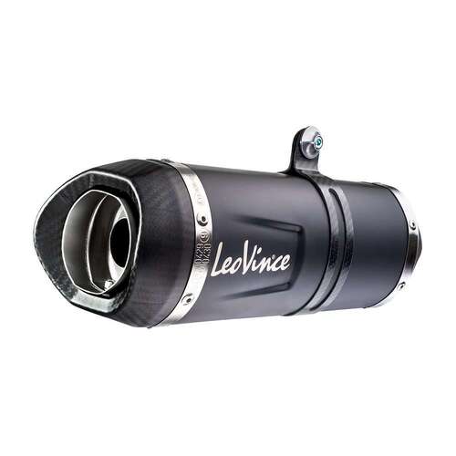 LeoVince One Evo SC Full Exhaust System dB(A) - Stainless Black - Yamaha Tracer 7 | GT 20-23 - SKU:LVFS14349EB