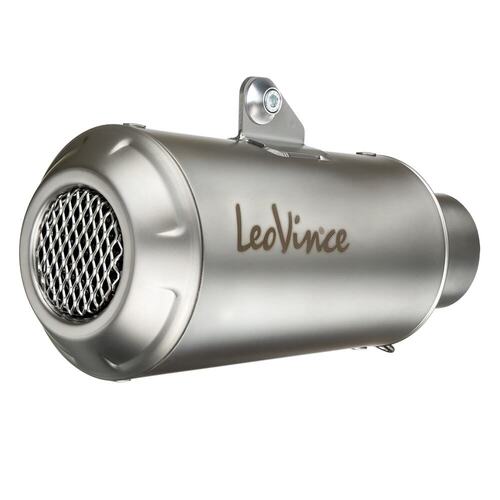 LeoVince LV-10 Full Exhaust System - Stainless - Honda MSX 125 / Grom 17-20 - SKU:LVFS15237