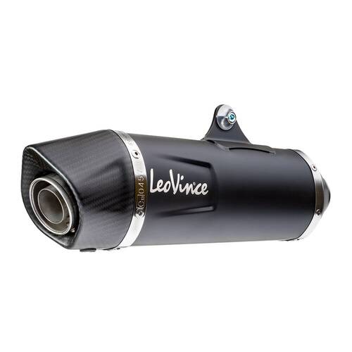 LeoVince Nero Slip On Silencer - Stainless Black - KTM 1090 Adv/Adv R 17-19/1290 Super Adv R/S/T 17-20 - SKU:LVSO14045