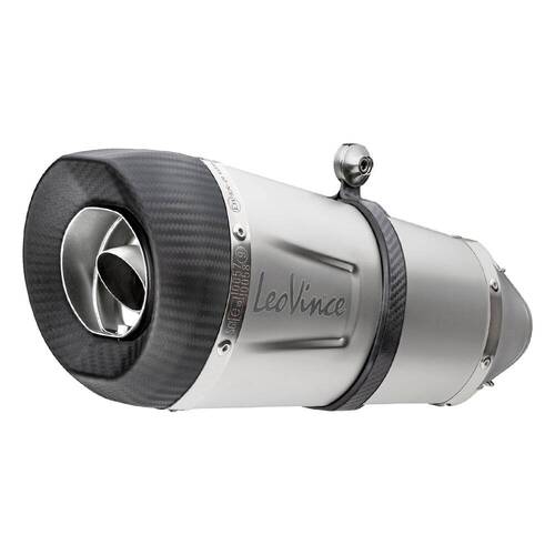 LeoVince Factory S Slip On Silencer - Stainless - Triumph Speed Triple 1050 RS|S 18-19 - SKU:LVSO14279S