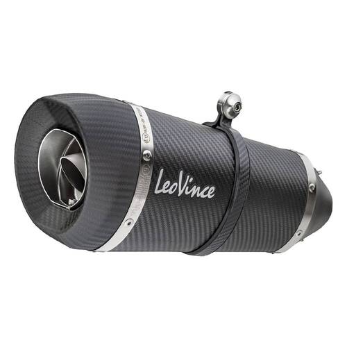 LeoVince Factory S Slip On Silencer - Carbon - Triumph Speed Triple 1050 RS|S 18-19 - SKU:LVSO14280S