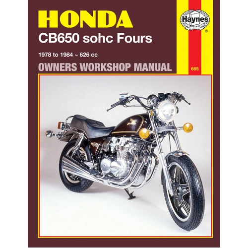 Haynes Repair Manual - Honda CB650 SOHC Fours 78-84