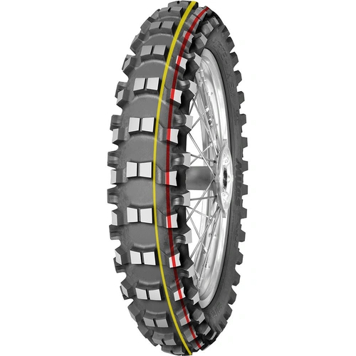 Terraforce Mx Soft-Med - 110/90-19 62M Motocross Red & Yellow Stripe