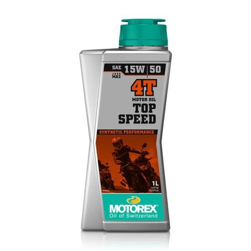 Motorex Top Speed MC 4T 15W50 - 1 Litre  - SKU:MTO15501