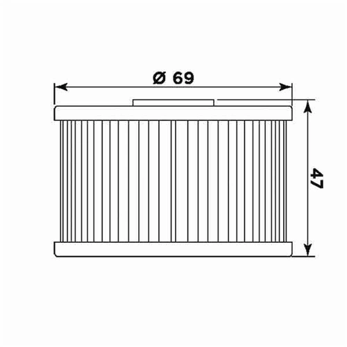 Miw Oil Filter H1018 - Hf114 - Honda