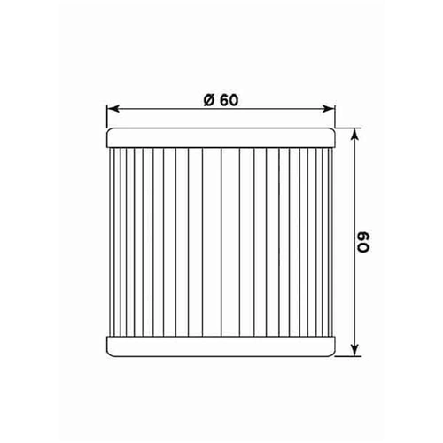 Miw Oil Filter Hy19001 - Hf681 - Hyosung